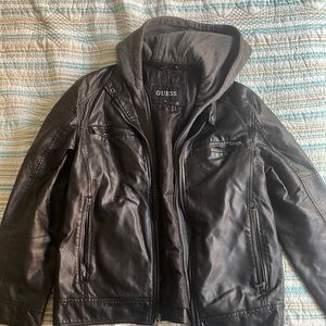 Faux leather jacket